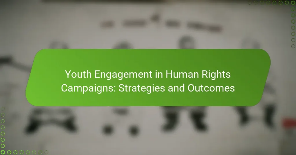 Youth Engagement in Human Rights Campaigns: Strategies and Outcomes